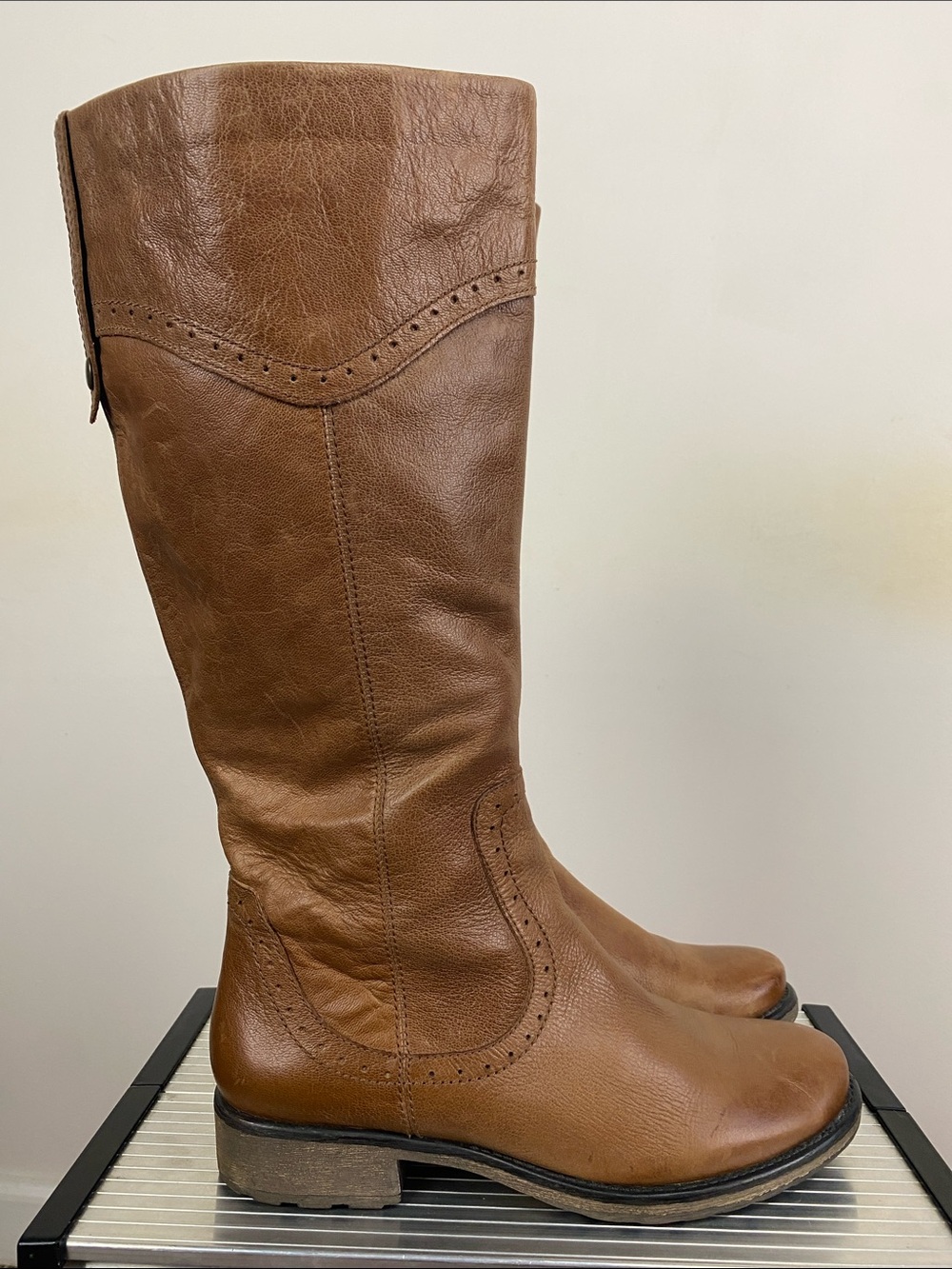 latico Synthia Brown Leather Tall Women's Riding Boots